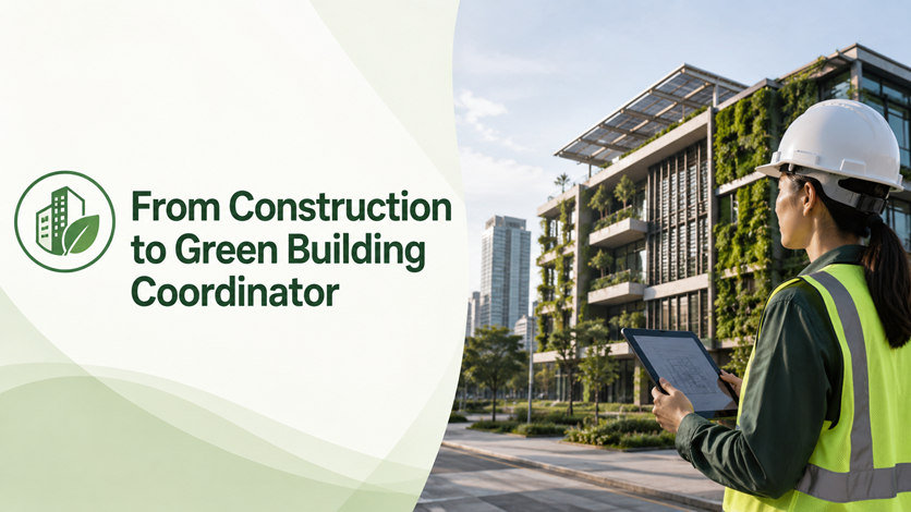 From Construction to Green Building Coordinator cover image