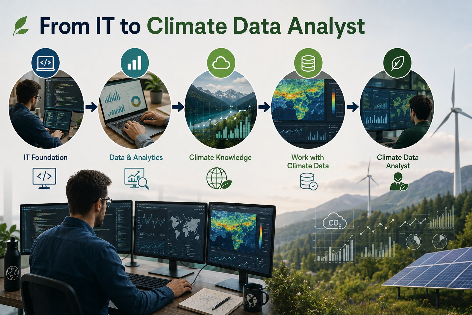 From IT to Climate Data Analyst image