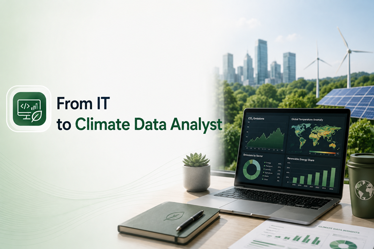From IT to Climate Data Analyst cover image